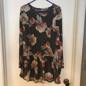 Floral swing dress